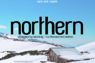 Arnorth: The Dynamic Sans Serif Font for Energetic Branding