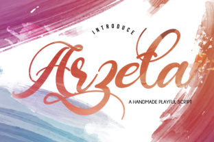 Arzeta: A Unique Script Handwritten Font for Creative Design Projects