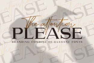 Attention: The Modern Serif Font for Scroll-Stopping Visuals