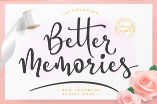 Better Memories: A Nostalgic Handwritten Font for Editorial Design