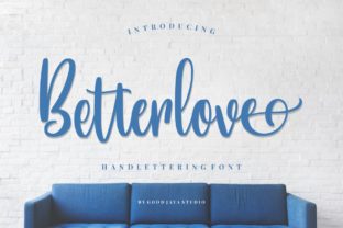 Betterlove: A Beautiful Script Font for Editorial Design