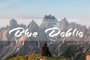 Blue Dahlia Typeface Review for Editorial Design