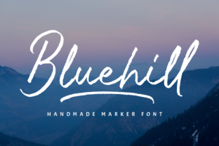 Bluehill: A Sophisticated Script Handwritten Font for Editorial Design