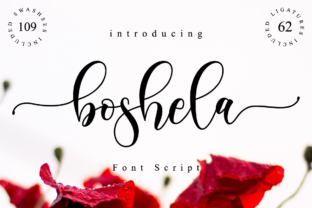 Boshela Script: A Modern Handwritten Typeface for Elegant Branding