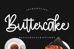 Buttercake Typeface: Elevate Your Brand With Sweet Handwritten Fonts