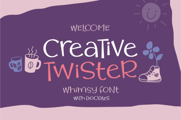 Creative Twister: A Whimsical Handwritten Serif for Editorial Design