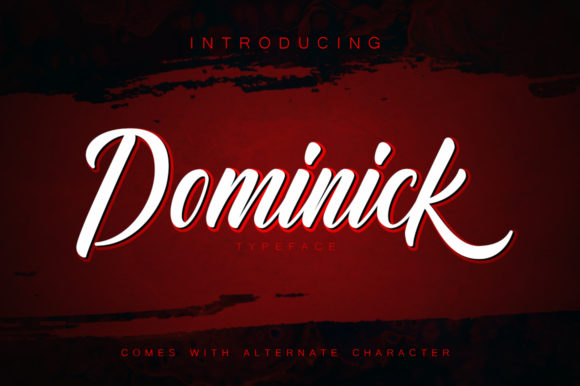 Dominick: The Bold Handwritten Font for Instant Brand Identity