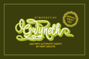 Gwyneth Handwritten Font Review for Editorial Design