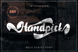 Handpick: A Bold Script Font for Modern Digital Branding