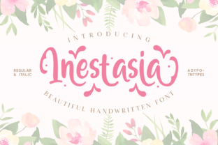 Inestasia: A Playful Script Handwritten Font for Digital Branding