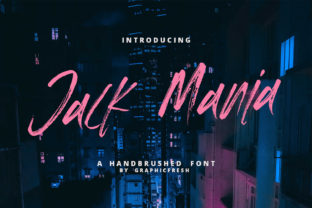 Jack Mania: A Contemporary Script Handwritten Font for Editorial Design
