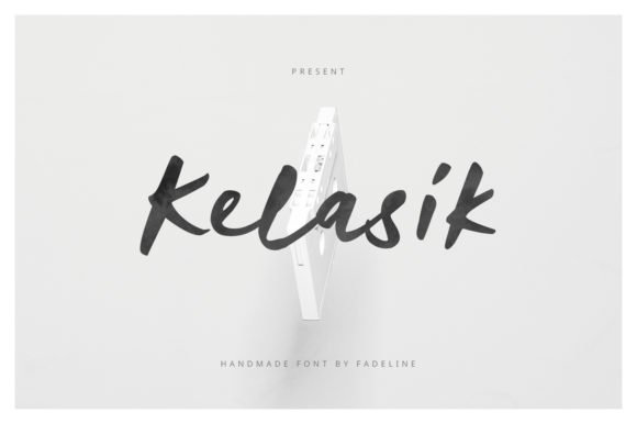 Kelasik Handwritten Font for Authentic Brand Identity