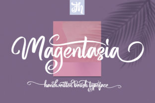 Magentasia: A Charming Handwritten Font for Creative Branding Projects
