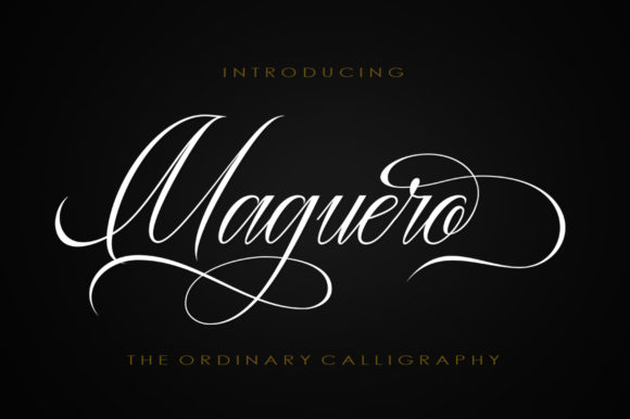 Maguero Script: A Modern Handwritten Typeface for Editorial Design
