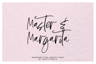 Master Margarita: The Handwritten Font for Polished Brand Identity