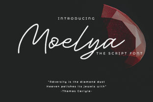 Moelya: The Unique Handwritten Font for Authentic Craft Designs