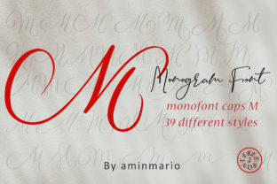 Monogram M Monofont Caps M: Elevate Digital Brand Identity