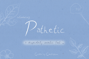 Pathetic Handwritten Font for Standout Craft Designs