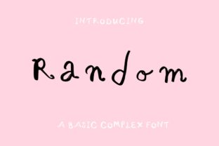 Random: The Iconic Handwritten Font for Eye-Catching Brand Identity
