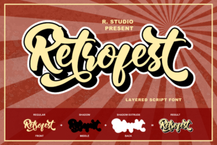 Retrofest Typeface Review: A Script Handwritten Font for Editorial Design