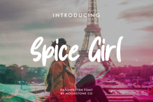Spice Girl Script Handwritten Font for Modern Branding