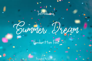 Summer Dream Typeface Review: A Script Handwritten Font for Editorial Design