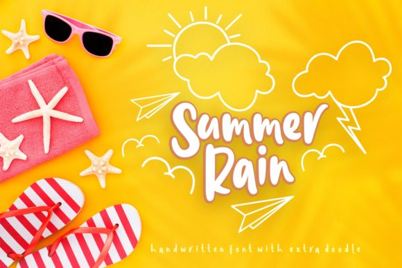 Summer Rain Typeface Review for Social Campaigns
