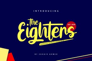 The Eighters Typeface Review: A Modern Handwritten Font for Editorial Design