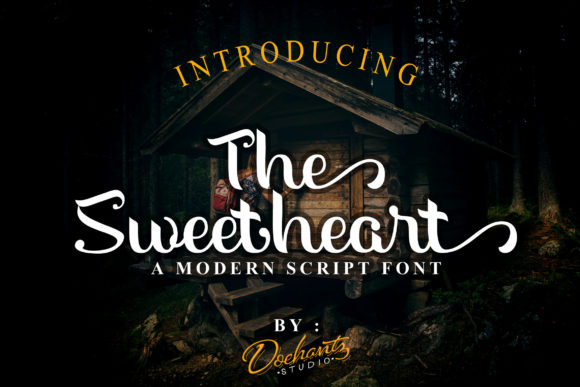 The Sweetheart: A Modern Script Font for Editorial Design