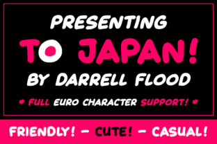 To Japan Font: A Bubbly Handwritten Typeface for Playful Branding