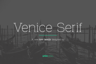 Venice Family: A Modern Serif for Editorial Design