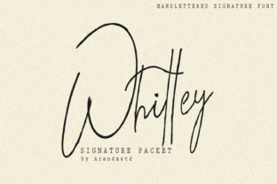 Whitley: A Modern Script Handwritten Font for Crafters