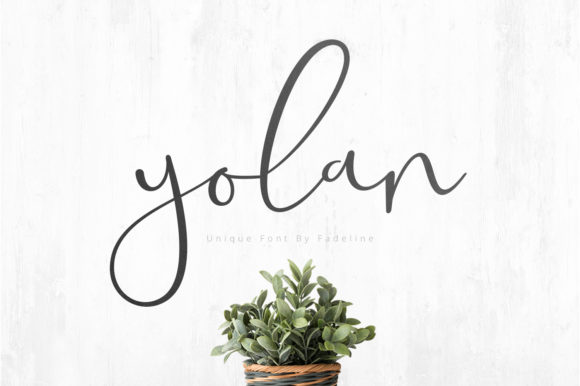 Yolan: The Organic Handwritten Font for Modern Craft Brands