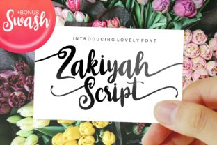 Zakiyah: A Bold Handwritten Typeface for Distinctive Brand Identity